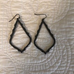 Gunmetal Kendra Scott earrings